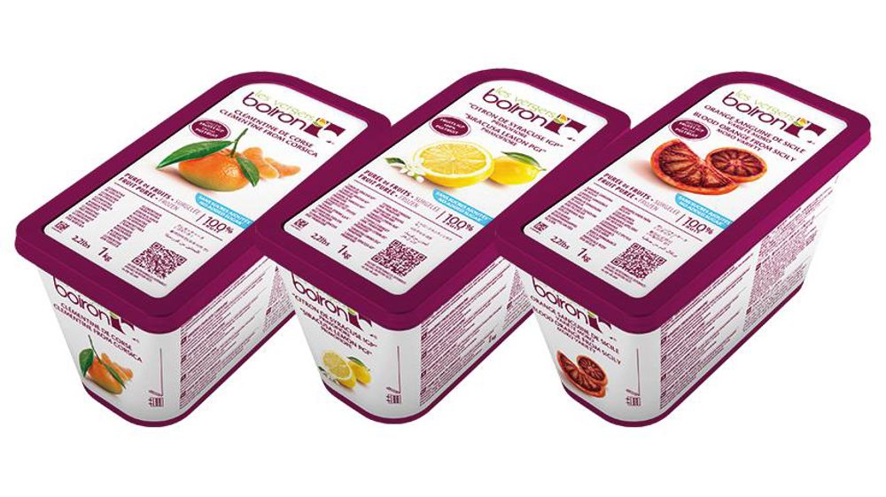 La nouvelle gamme de purées de fruits surgelées des Vergers Boiron